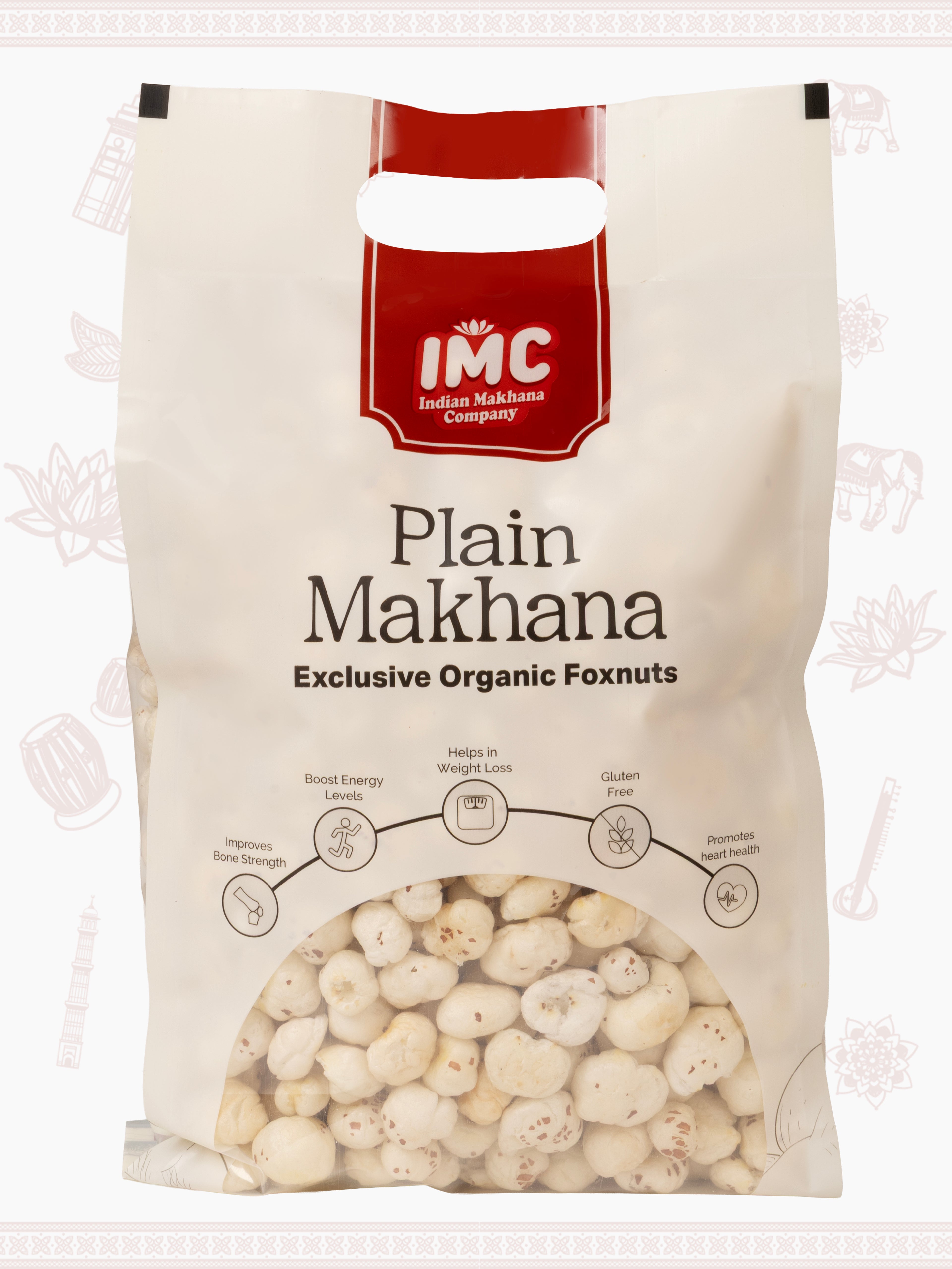 Exclusive Plant-Based High Protein Raw Makhana / Rich in Calcium & Fiber | 6+ HP, UV, Plain Makhana
