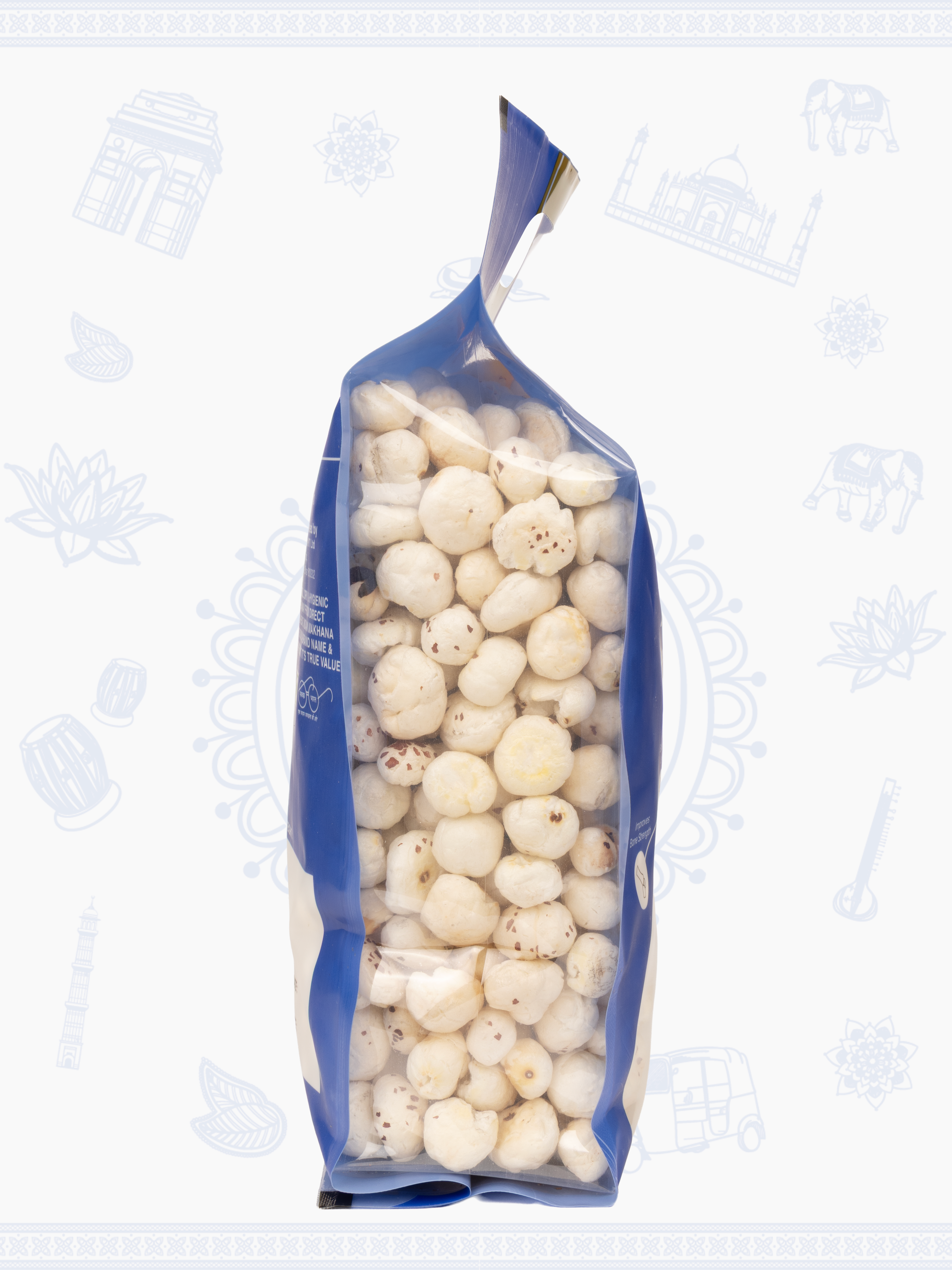 Superior Plant-Based High Protein Raw Makhana / Rich in Calcium & Fiber | 4.5+ HP, Plain Makhana