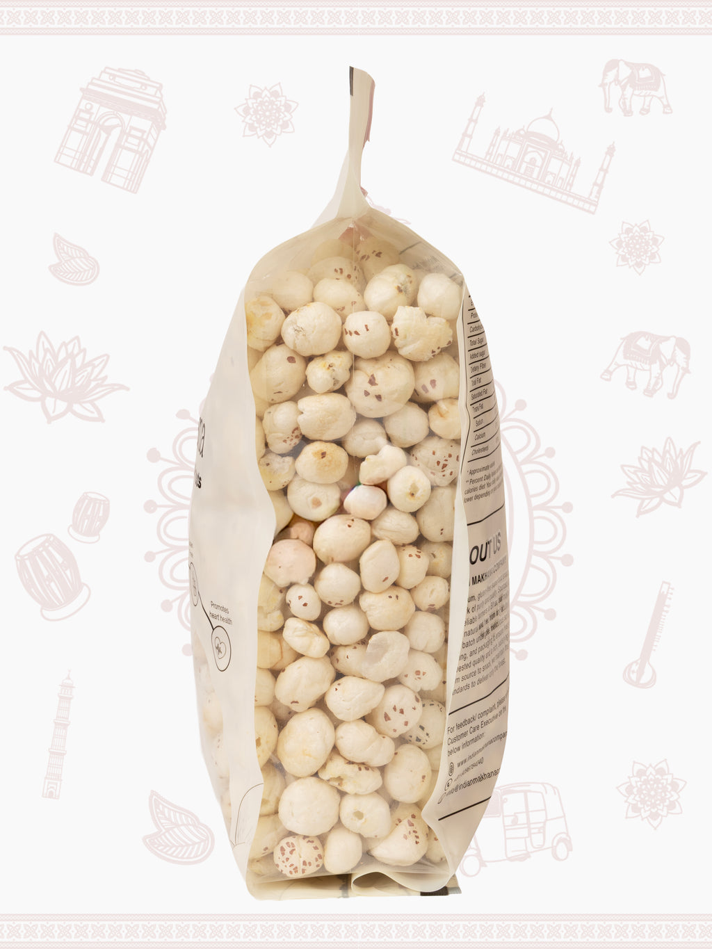 Exclusive Plant-Based High Protein Raw Makhana / Rich in Calcium & Fiber | 6+ HP, UV, Plain Makhana