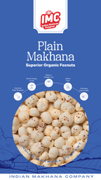 Superior Plant-Based High Protein Raw Makhana / Rich in Calcium & Fiber | 4.5+ HP, Plain Makhana